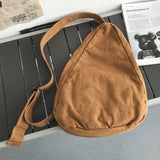 Harajuku Canvas Shoulder Bag Retro Bags for Women Men Crossbody Bag