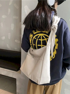 Harajuku Casual Women Shopper Canvas Tote Bag Large Capacity Shoulder Bag