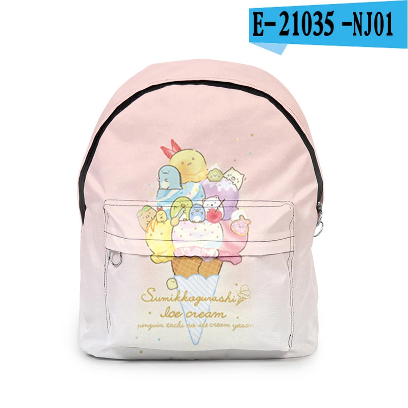 Harajuku Sumikkogurashi Mini School Backpacks, Waterproof Travel Bags