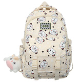 Harajuku Panda Printing Large Schoolbag for Teens Boys Girls