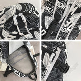 Harajuku Graffiti Print Backpack