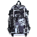 Harajuku Graffiti Print Backpack