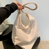 Harajuku Gothic Canvas Tote Bag Large Capacity Female Shoulder Bag