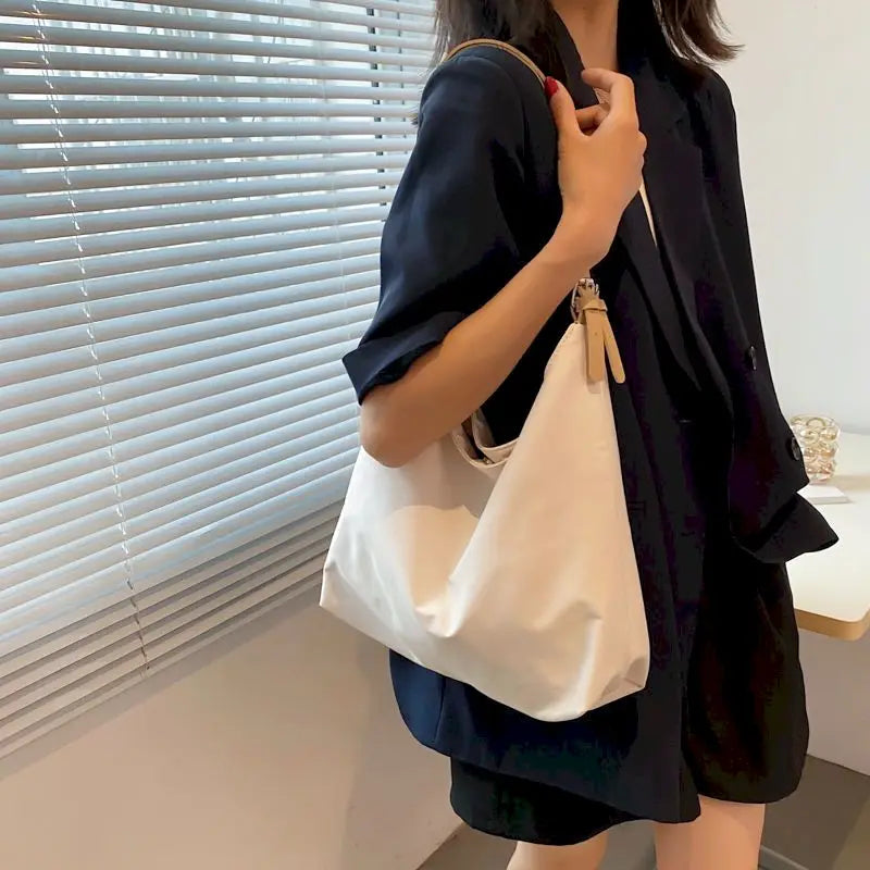 Harajuku Gothic Canvas Tote Bag Large Capacity Female Shoulder Bag