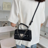Harajuku Gothic Shoulder Bag Metal Punk Style Female Handbags