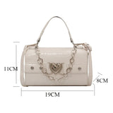 Gothic Shoulder Bag Metal Punk Biker Style Handbag