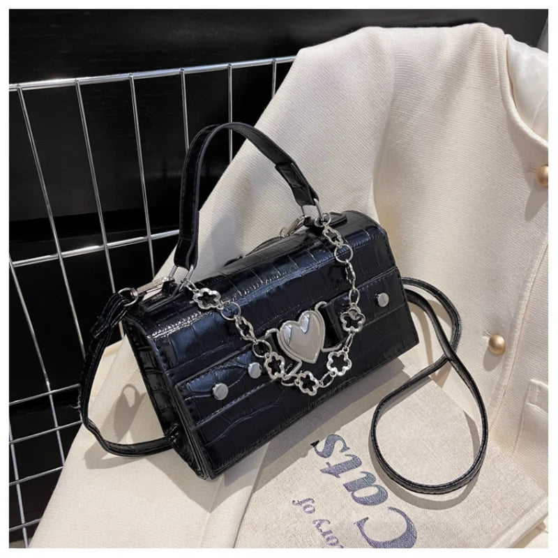 Harajuku Gothic Metal Punk Biker Shoulder Bag