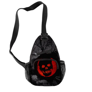 Harajuku Halloween Skeleton 3D Print Chest Bag