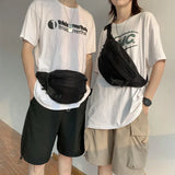 Harajuku Hip hop Bag Fanny pack Street Crossbody Chest pack Waist Belt Bag