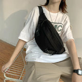 Harajuku Hip hop Bag Fanny pack Street Crossbody Chest pack Waist Belt Bag
