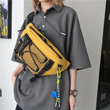 Harajuku Hip-hop Fanny Pack Waist Bag for Men Women Unisex