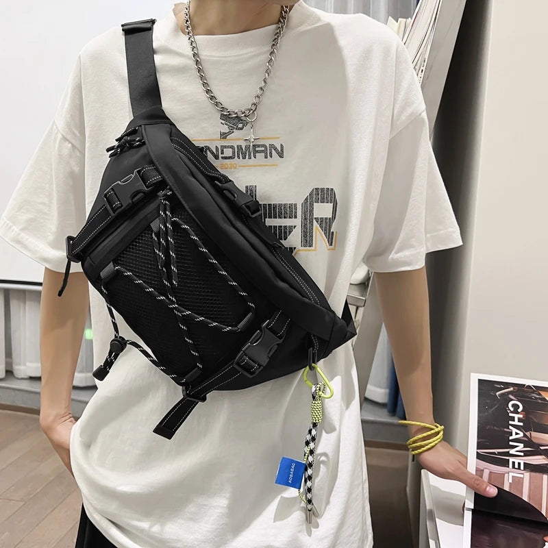 Harajuku Hip-hop Fanny Pack Waist Bag for Men Women Unisex