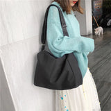 Harajuku Large Capacity Canvas Crossbody Bag for Women Girl
