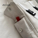 Harajuku Canvas Shoulder Bag Multifunctional Crossbody Female Bag