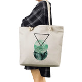 Harajuku Large Capacity Shopping Tote Bags Geometric