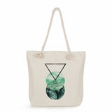 Harajuku Large Capacity Shopping Tote Bags Geometric