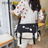 Harajuku Nylon Crossbody Bag Large Capacity for Work Sports