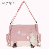 Harajuku Nylon Crossbody Bag Large Capacity for Work Sports
