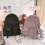 Harajuku School Bags Nylon Women's Backpack Large Capacity Backpacks
