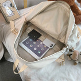 Harajuku School Bags Nylon Women's Backpack Large Capacity Backpacks