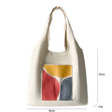 Harajuku Style Large Capacity Women Shoulder Bags Canvas Tote Female Handbags
