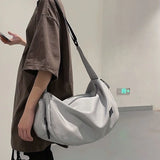 Harajuku Techwear Canvas Streetwear Hiphop Sling Crossbody Bag