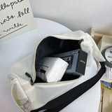 Harajuku Techwear Canvas Streetwear Hiphop Sling Crossbody Bag