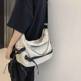 Harajuku Techwear Nylon Sling Gothic Crossbody Bags For Women