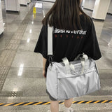 Harajuku Techwear Nylon Sling Gothic Crossbody Bag