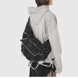 Harajuku Reflective Techwear Shoulder Bag