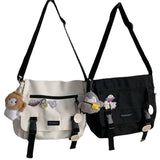 Harajuku Canvas Women Crossbody Bag Casual Handbag Shoulder Bag