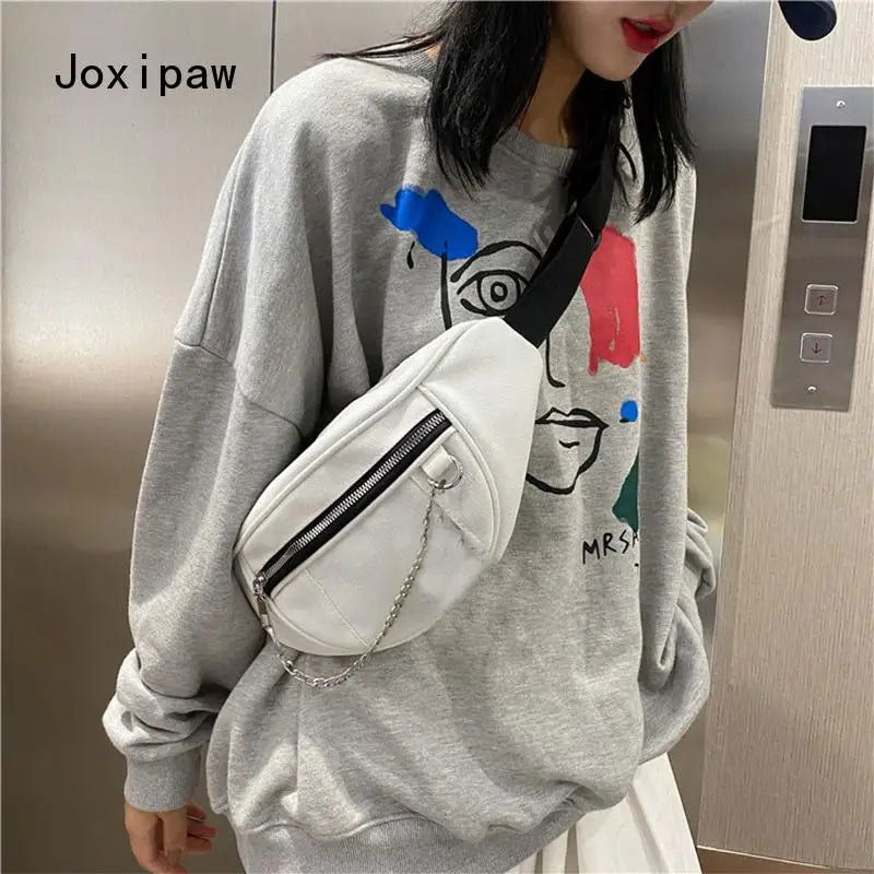 Vintage Canvas Waist Packs for Women Casual Fanny Pack
