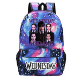 Harajuku Wednesday School Backpacks Addams Schoolbags Vintage Wednesday Kids Sch