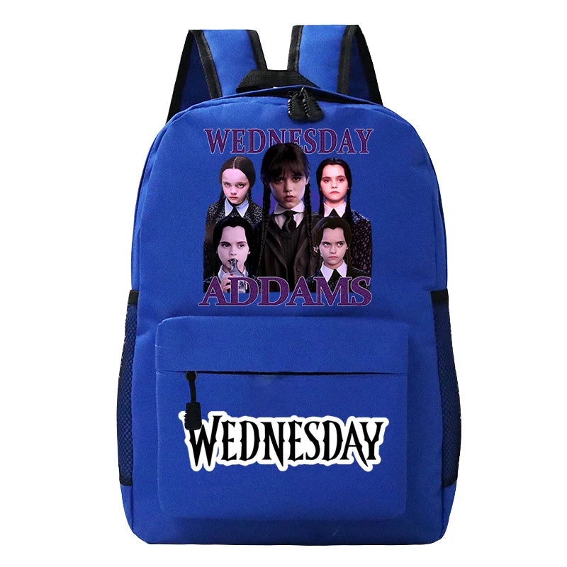 Harajuku Wednesday School Backpacks Addams Schoolbags Vintage Wednesday Kids Sch