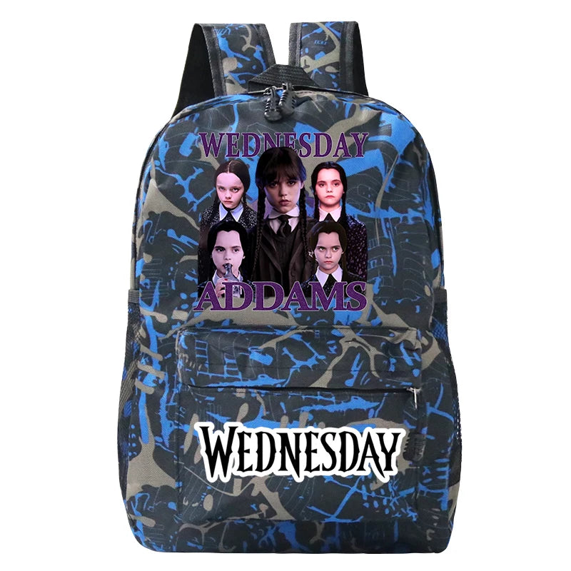 Harajuku Wednesday School Backpacks Addams Schoolbags Vintage Wednesday Kids Sch