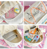 Harajuku Women Large Capacity Waterproof Backpack for Teenage Girls