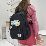 Harajuku Women's Backpack Student Schoolbags Large Capacity Nylon Bags