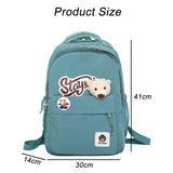 Harajuku Women's Backpack Student Schoolbags Large Capacity Nylon Bags