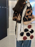 Harajuku Women's Bag Niche Rose Shoulder Bag