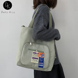 Harajuku Women's Nylon Shoulder Bag Large Capacity Totes for Ladies