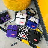 Harajuku Plaid Shoulder Bag Large Size Casual Hip Hop Messenger Bag