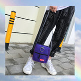 Harajuku Plaid Shoulder Bag Large Size Casual Hip Hop Messenger Bag