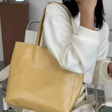 Harajuku Large Tote Bag Light Yellow