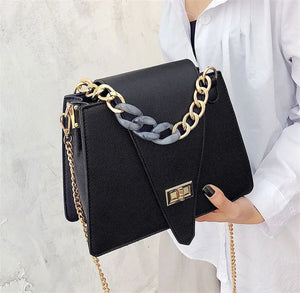Vintage Leather Messenger Bag Women's Shoulder Bag