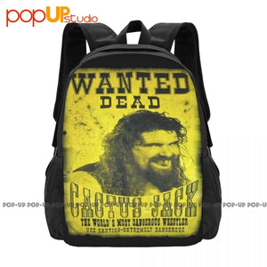 Cactus Jack Pro Wrestling Backpack Large Capacity Softback Sports Bag
