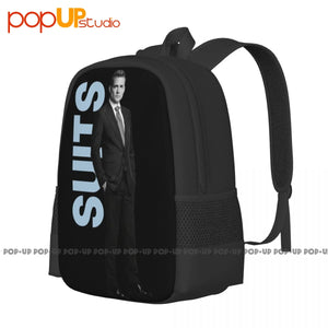 Harvey Specter Suit Style Backpack Large Capacity Bookbag