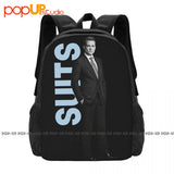 Harvey Specter Suit Style Backpack Large Capacity Bookbag