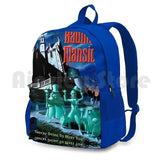 Haunted Mansion Ghosts Advertising Print Backpack