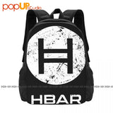 Hedera Hashgraph Backpack Large Capacity Vintage Schoolbag Gym Tote Bag