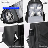 Men's Waterproof Backpack Large Capacity Multifunctional Laptop Bag